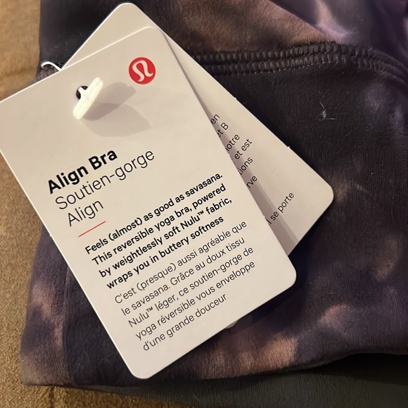 NWT Lululemon Align Reversible Bra size 10 - Picture 7 of 7